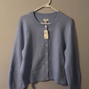 Aerie Soft Blue Knit Cardigan